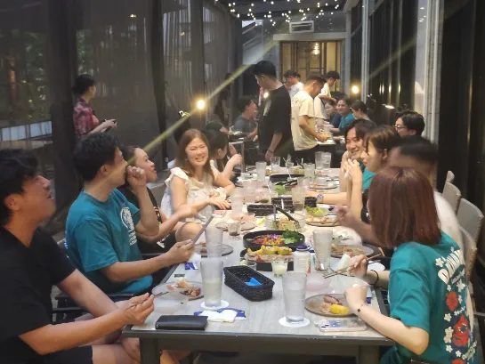 社員旅行 BBQ